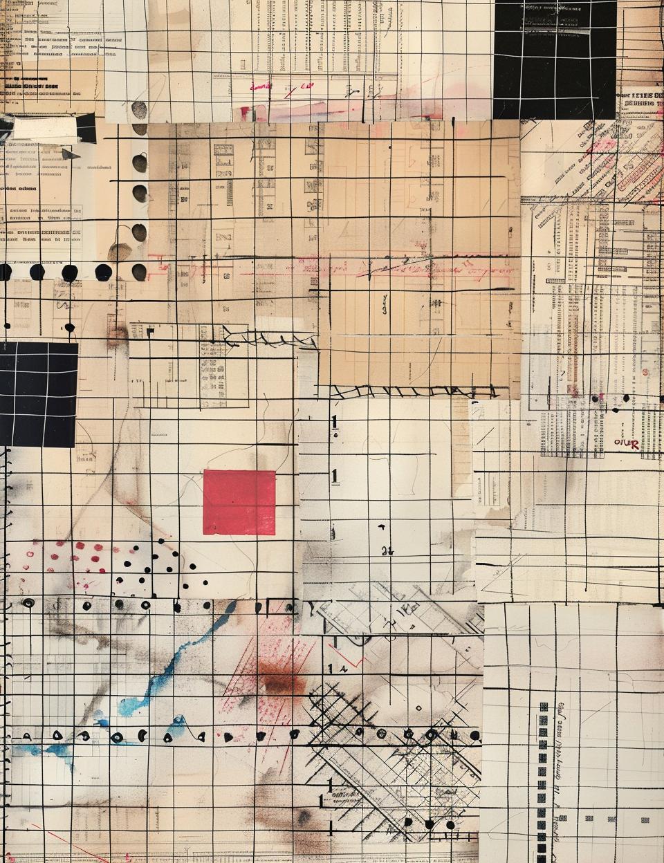 collage  colors  squares  lines  patchwork  paper  abstract  composition  art  minimal 961983
