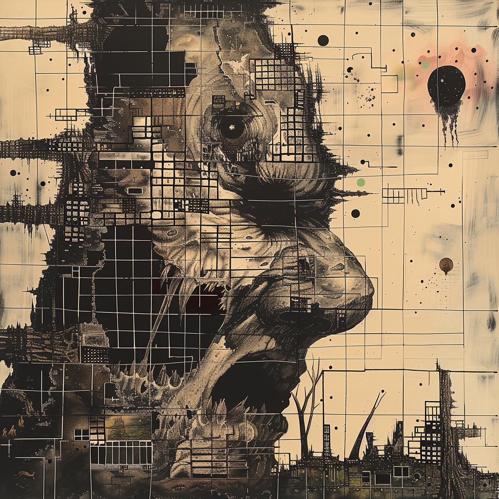 man  skull  surreal  collage  hyper-realistic  Todd  McFarlane  art  design  face 960183