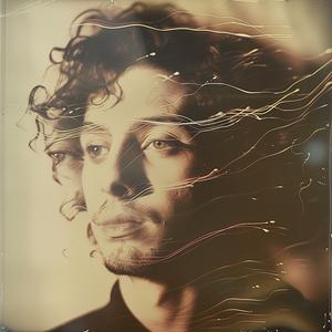 man  curly  hair  black  shirt  portrait  casual  emek  vector  art 1073595