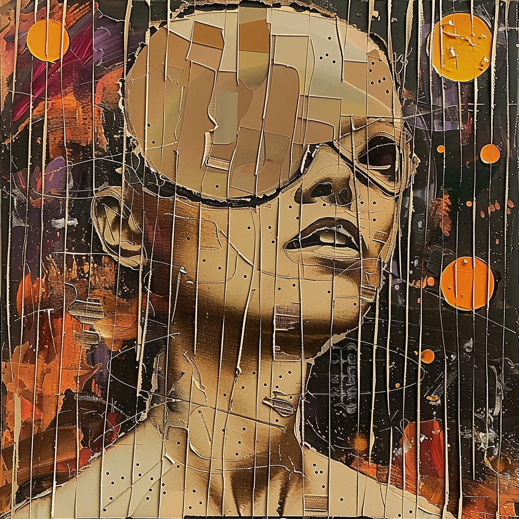 collage  woman  mask  identity  mysterious  art  conceptual  expression  vibrant  abstract 951261