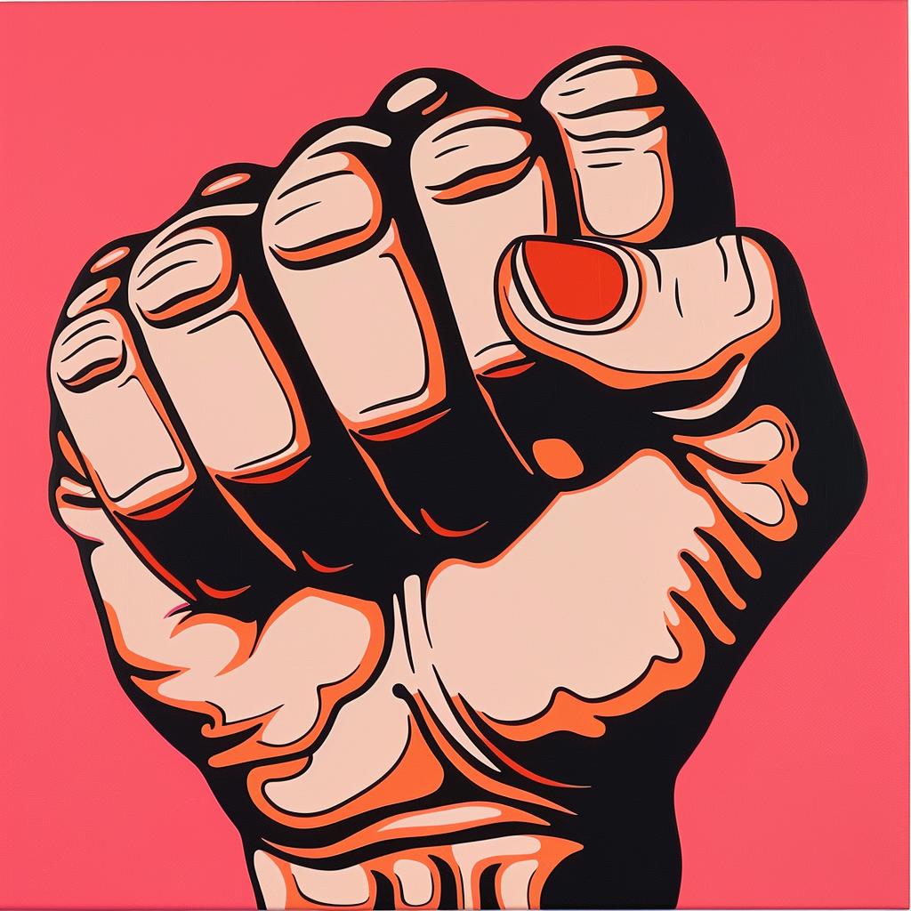 painting  fist  red  nail  polish  artwork  protest  symbol  expression  strength 1023490