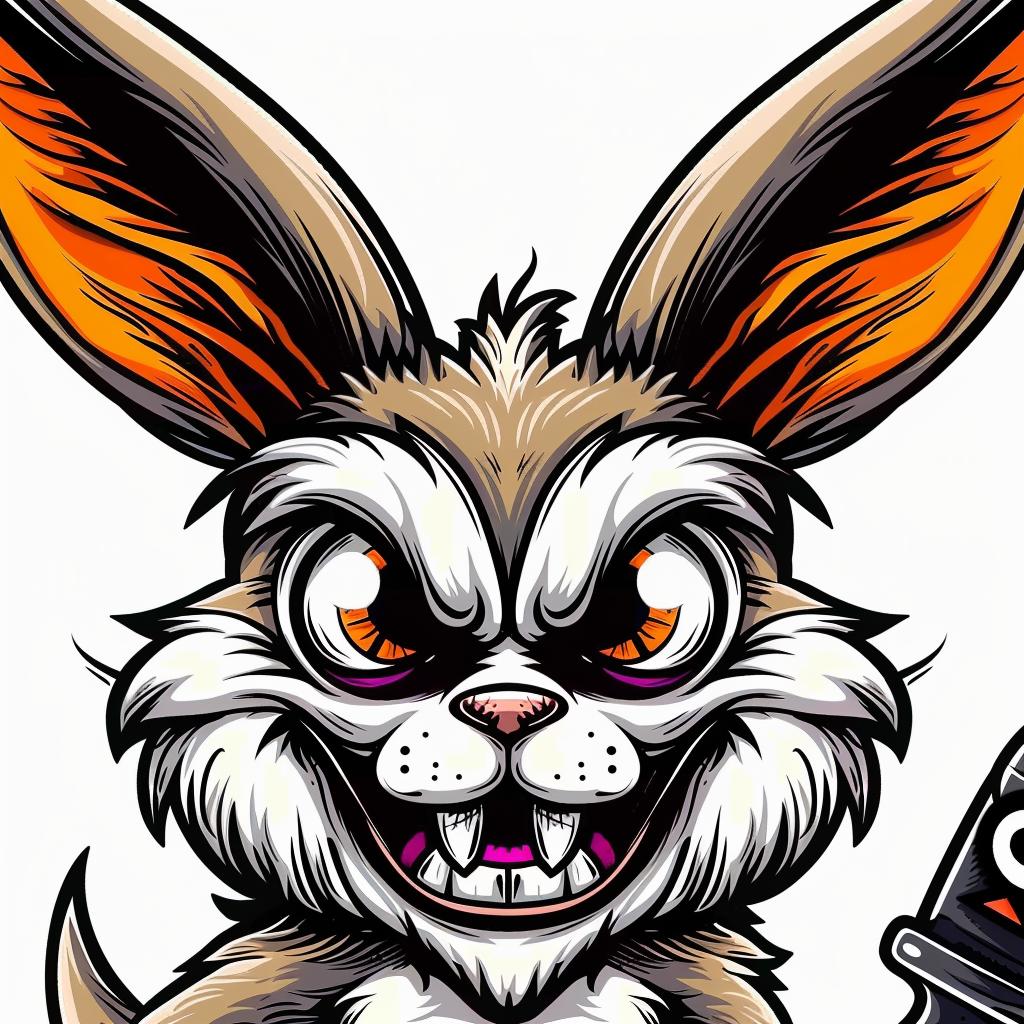 cartoon  rabbit  gun  weapon  action  playful  illustration  funny  dynamic  quirky 939995