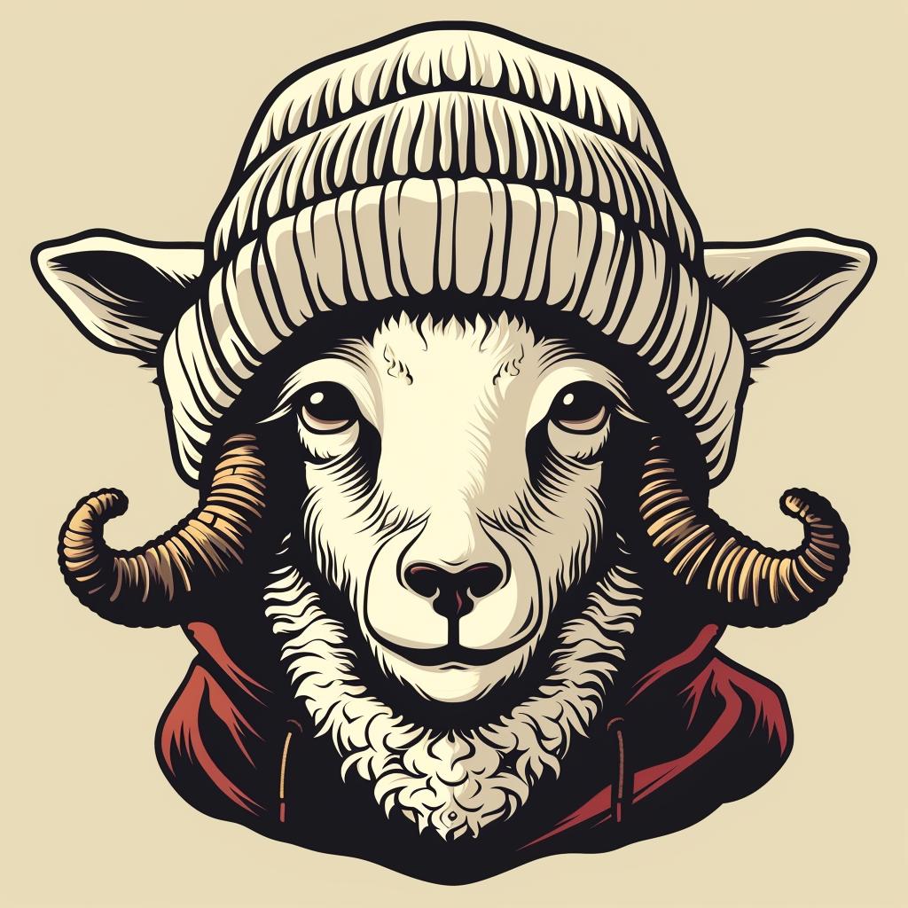 cute  animal  anthropomorphic  knit  hat  street  culture  simple  minimal  sheep 958197