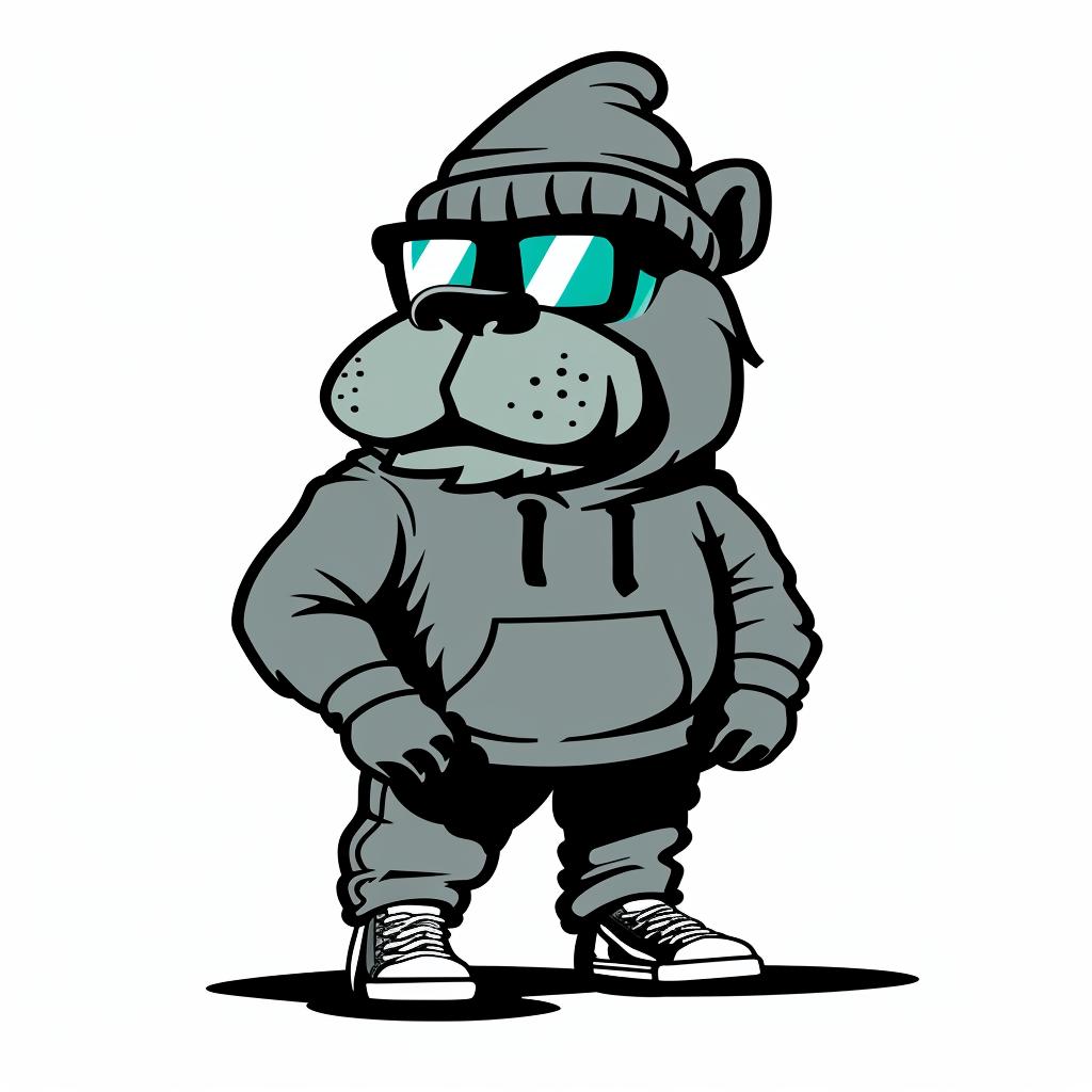 bear  streetwise  urban  aggressive  hoodie  sunglasses  fashion  cartoon  animal  culture 958454