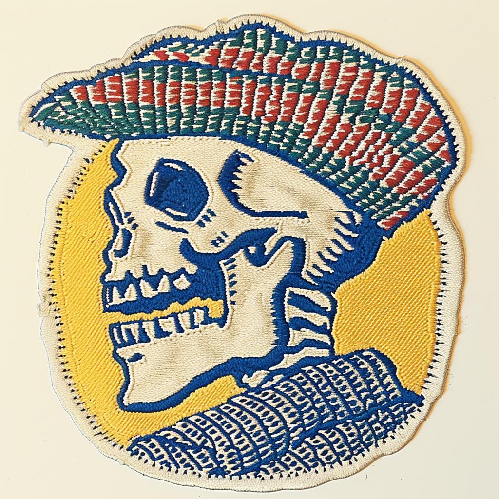 patch  skull  chenille  streetwear  hip-hop  minimal  stitch  culture  white  hat 961127