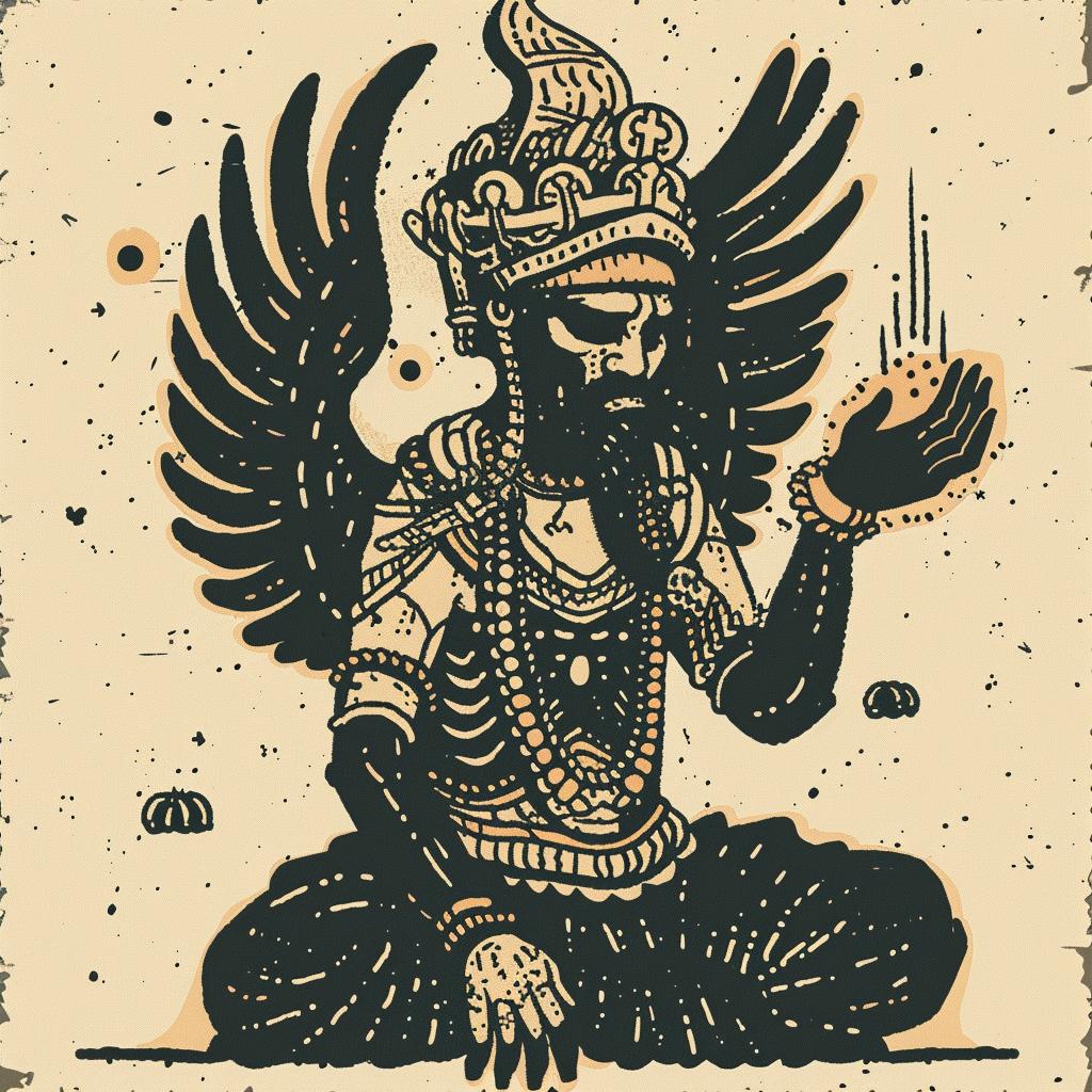 provocative  art  naturalistic  spiritual  terror  occult  introspective  wings  crown  deity 935507