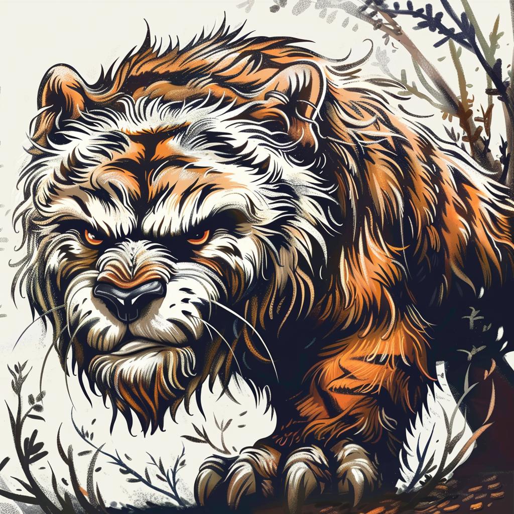 tiger  walking  forest  nature  wildlife  realistic  feline  creature  portrait  landscape 1024716