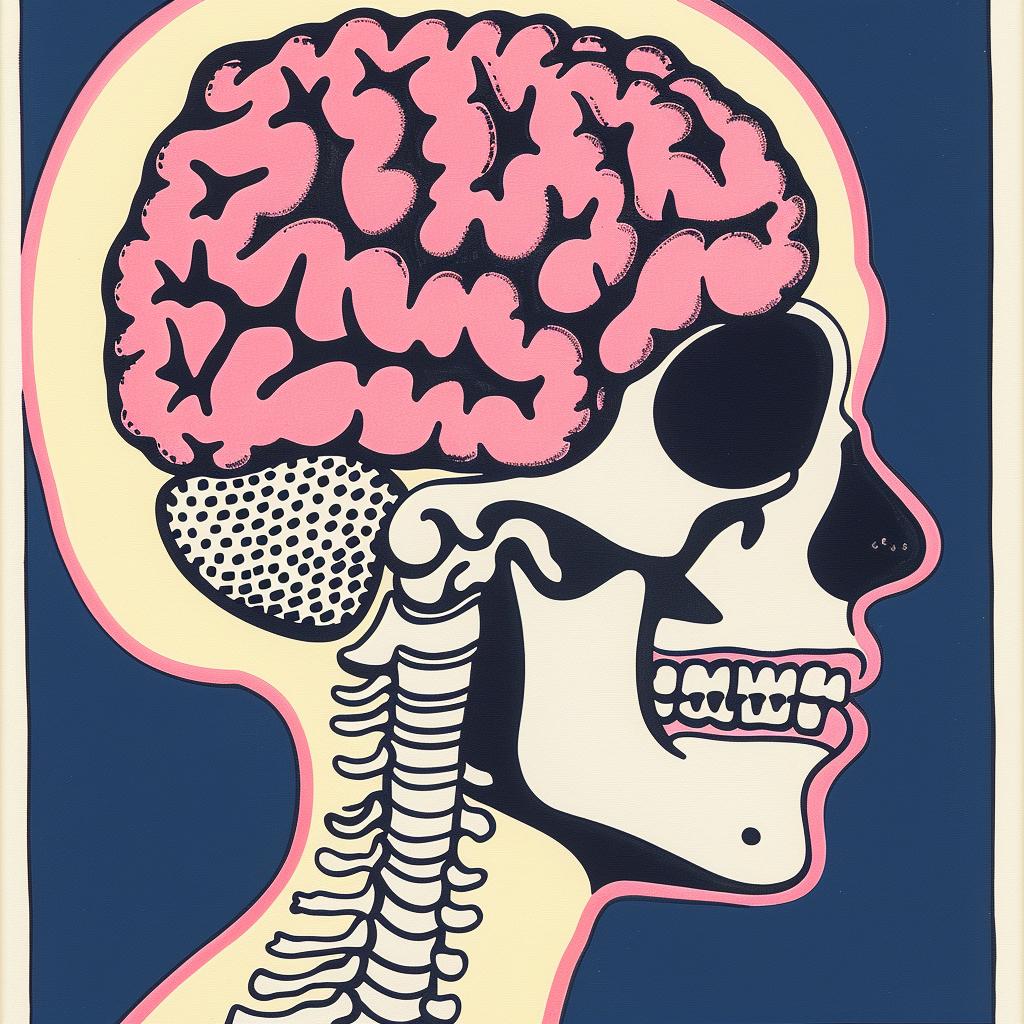 surreal  anatomy  skull  brain  minimal  poster  creative  art  visual  graphic 961543
