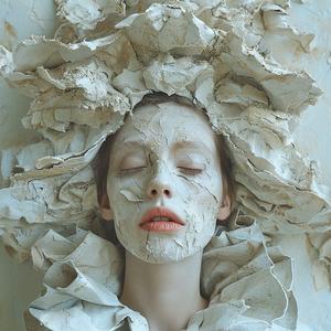surreal  female  paper  abstract  minimalist  dark  faces  linda  gün  bizarre 1075586