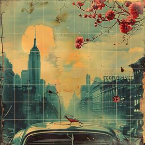 vintage  car  cityscape  chromolithography  urban  parked  artwork  transportation  classic  scenic 1060634