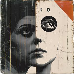 encaustic  painting  woman  eye  abstract  Saul  Bass  modern  surreal  art 1067815