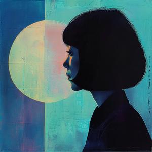 woman  moon  horror  neon  dark  spiritual  introspective  symbolism  japanese  art 1079437