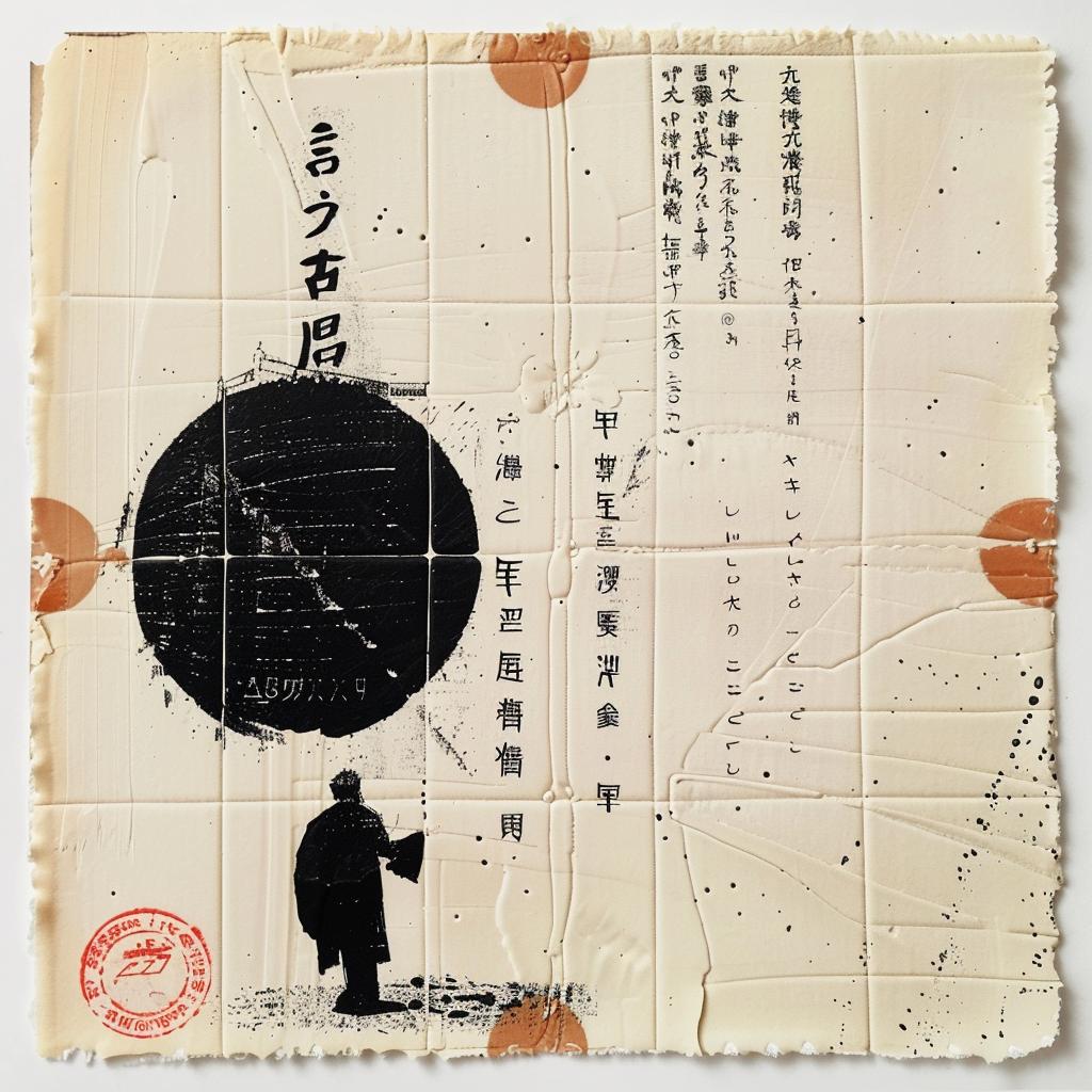 encaustic  painting  impasto  drawing  texture  black  sun  artwork  Japanese  style 969813