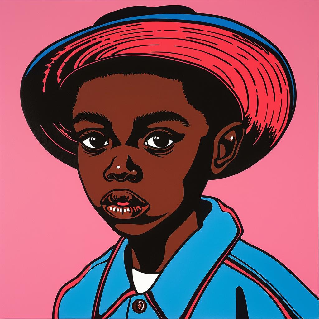 skater  boy  hat  Afrcan  American  painting  youth  styles  dynamic  portrait 973447