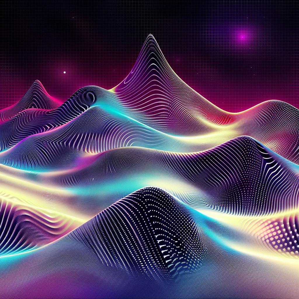digital  mountain  waves  landscape  vibrant  art  color  nature  abstract  scenery 967355