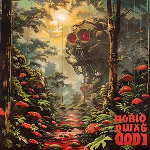 album  cover  monster  forest  fantasy  vivid  illustration  chromolithography  artistic  visual 1050368