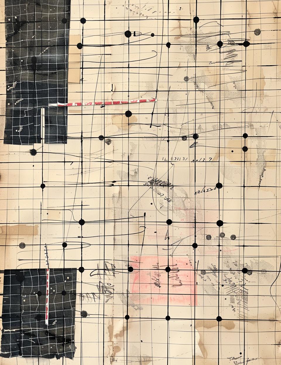 رسم خطوط سوداء وحمراء، فن تجريدي، رسومي، نسيج، رسم تخطيطي مرئي 962055