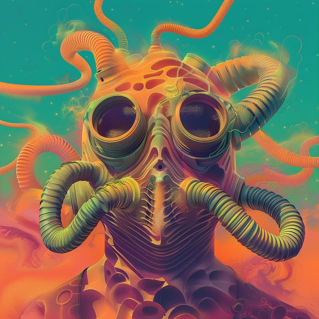 painting  man  gasmask  colorful  portrait  art  creative  illustration  modern  vibrant 967350