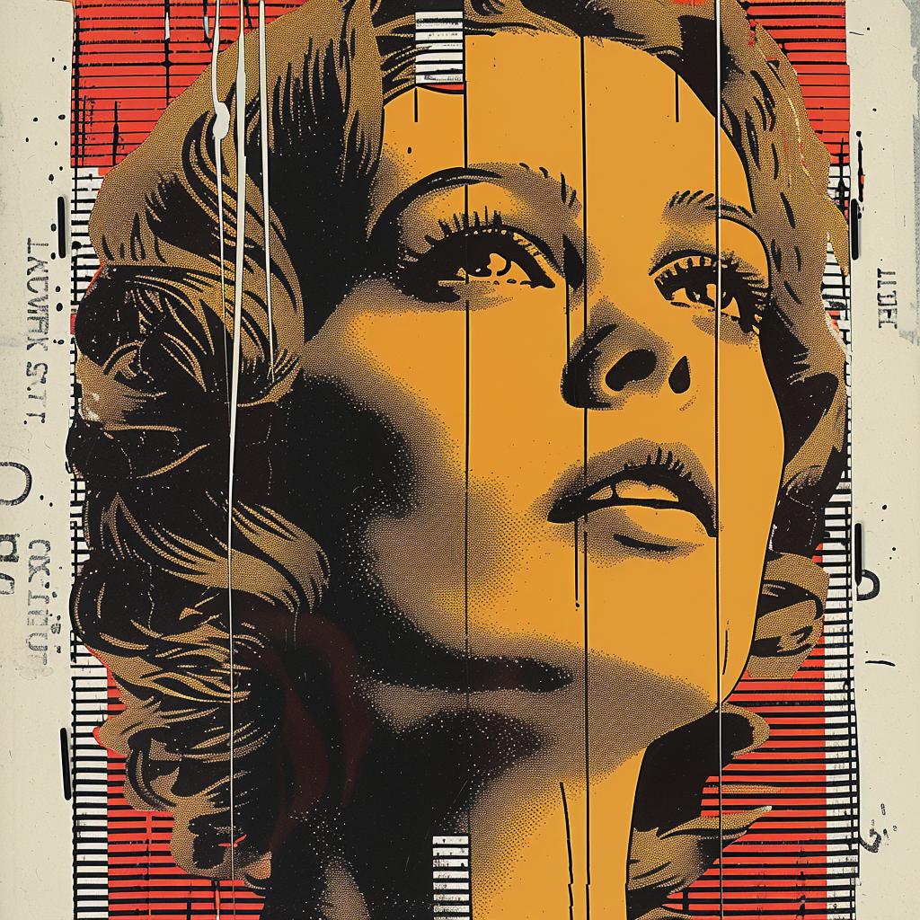 poster  woman  face  artistic  modern  figurative  vibrant  graphic  design  visual 951425