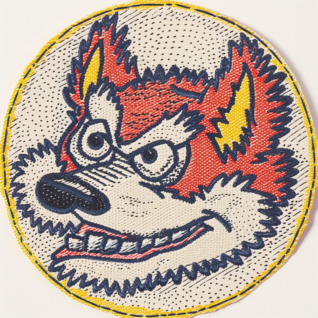 patch  wolf  embroidered  white  background  angry  ominous  animal  simple  minimal 955137