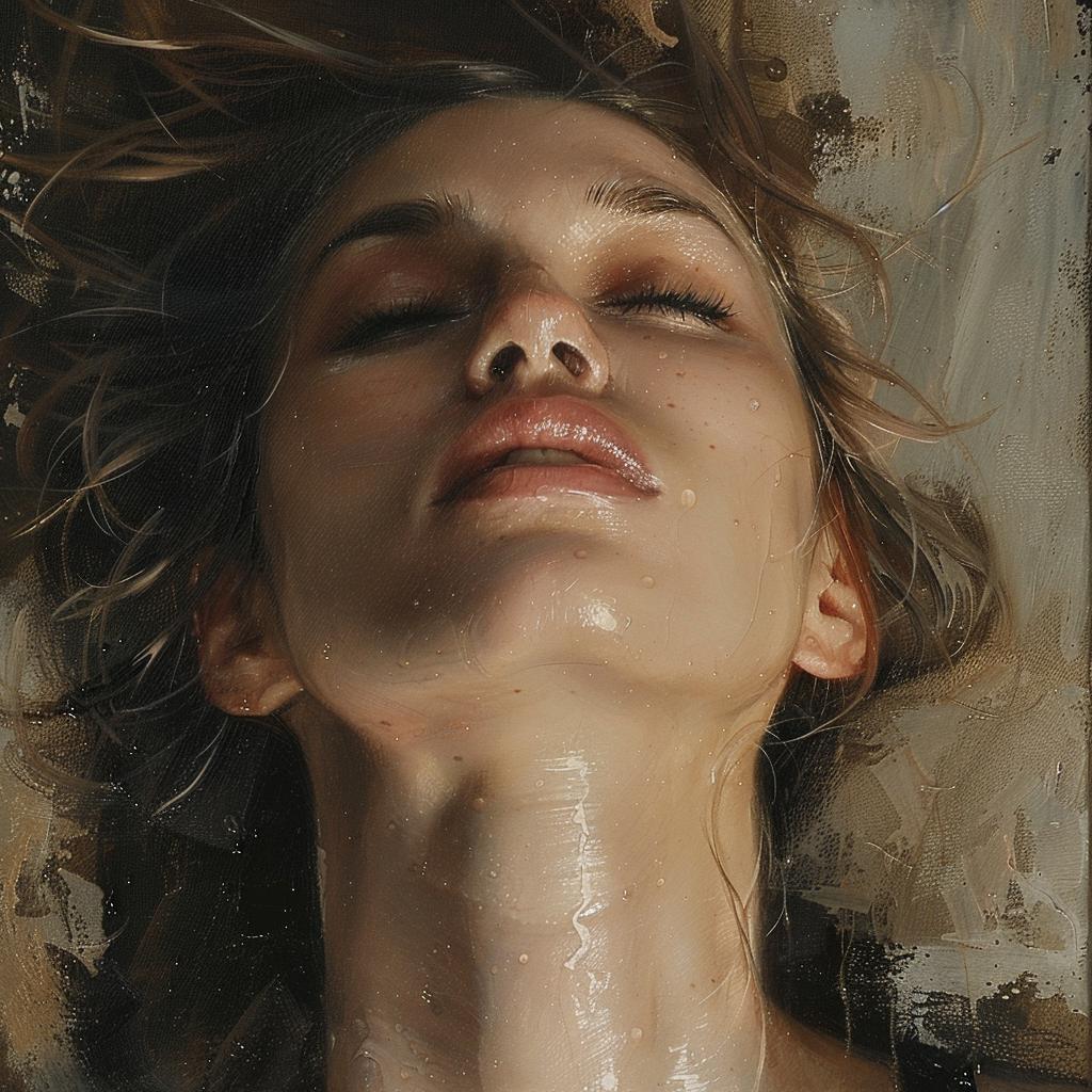 woman  laying  eyes  closed  peaceful  serene  rest  figure  contemplation  soft 960859