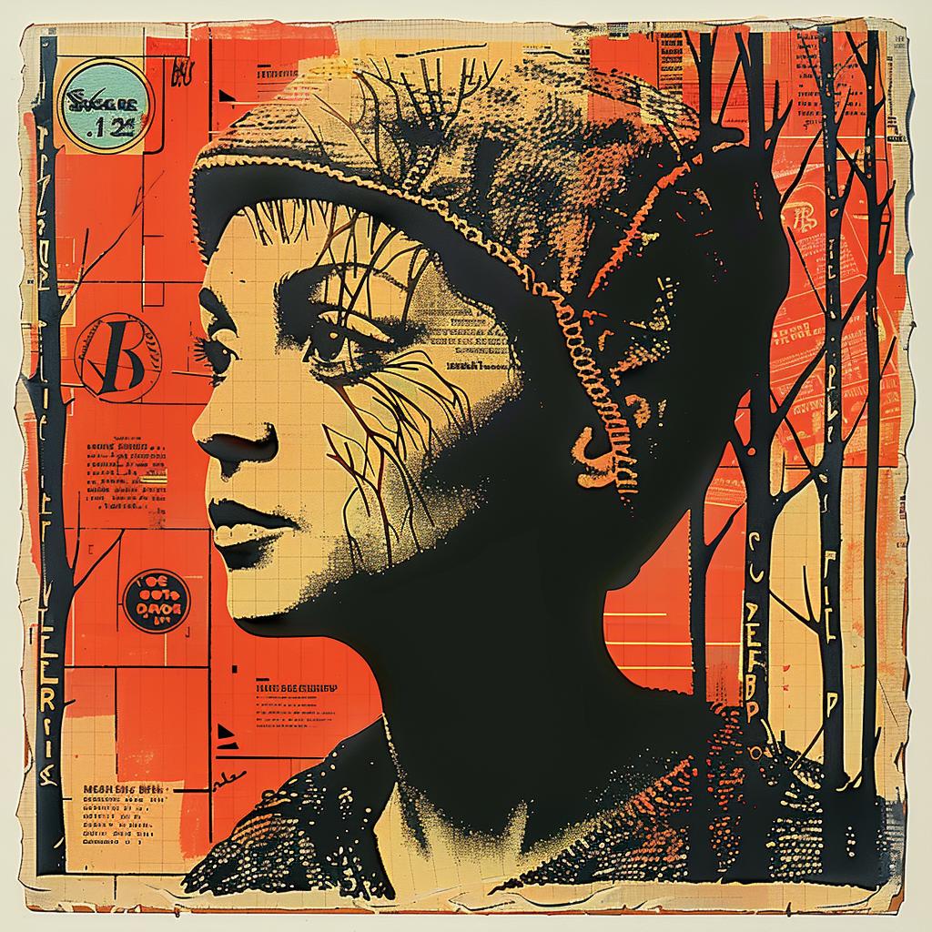 woman  hat  tree  landscape  nature  portrait  colorful  whimsical  feminine  artwork 949728