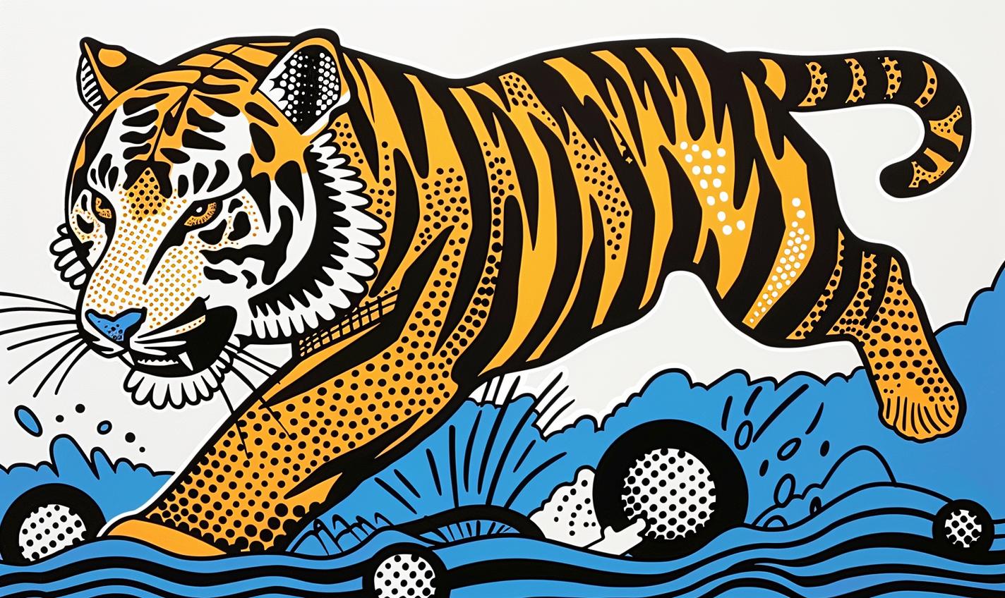 tiger  leaping  water  animal  action  dynamic  wildlife  nature  motion  feline 1021992