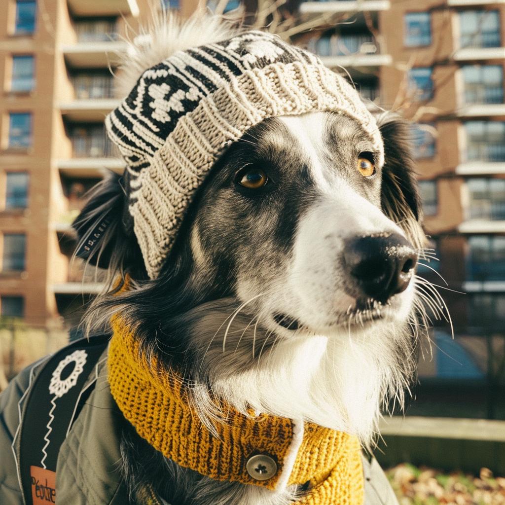 dog  hat  scarf  streetwise  simple  aggressive  rough  collie  park  fashion 956525