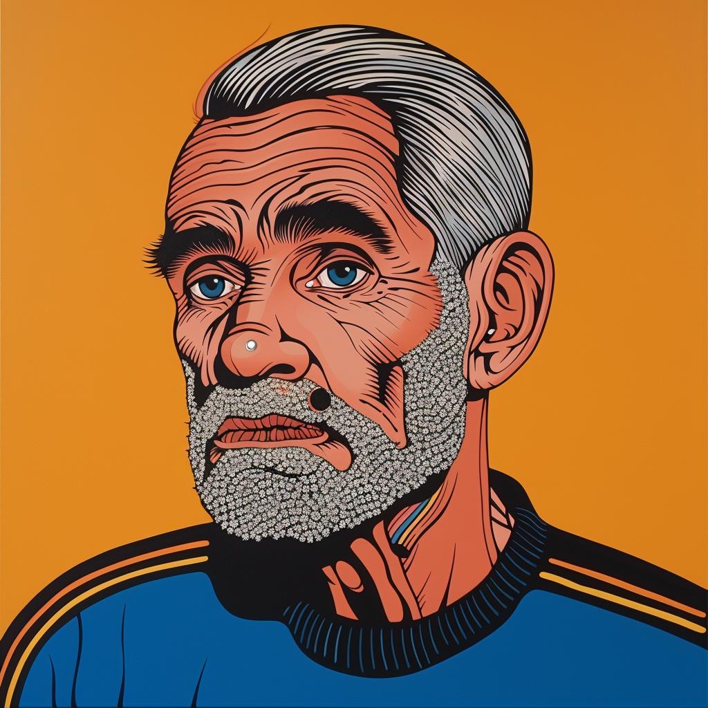 man  beard  older  portrait  realism  age  expression  masculine  grace  wisdom 972745