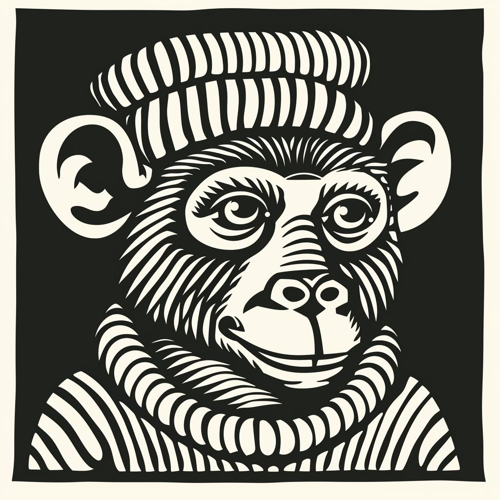 aggressive  anthropomorphic  animal  urban  minimal  culture  monkey  hat  scarf  street 955561