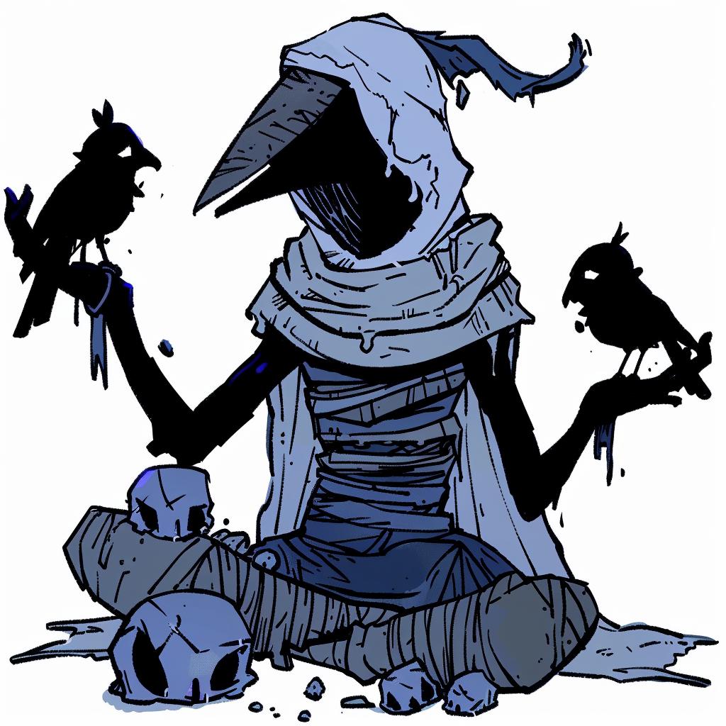 provocative  art  hoodie  bird  design  introspective  spiritual  dark  occult  todd 935900