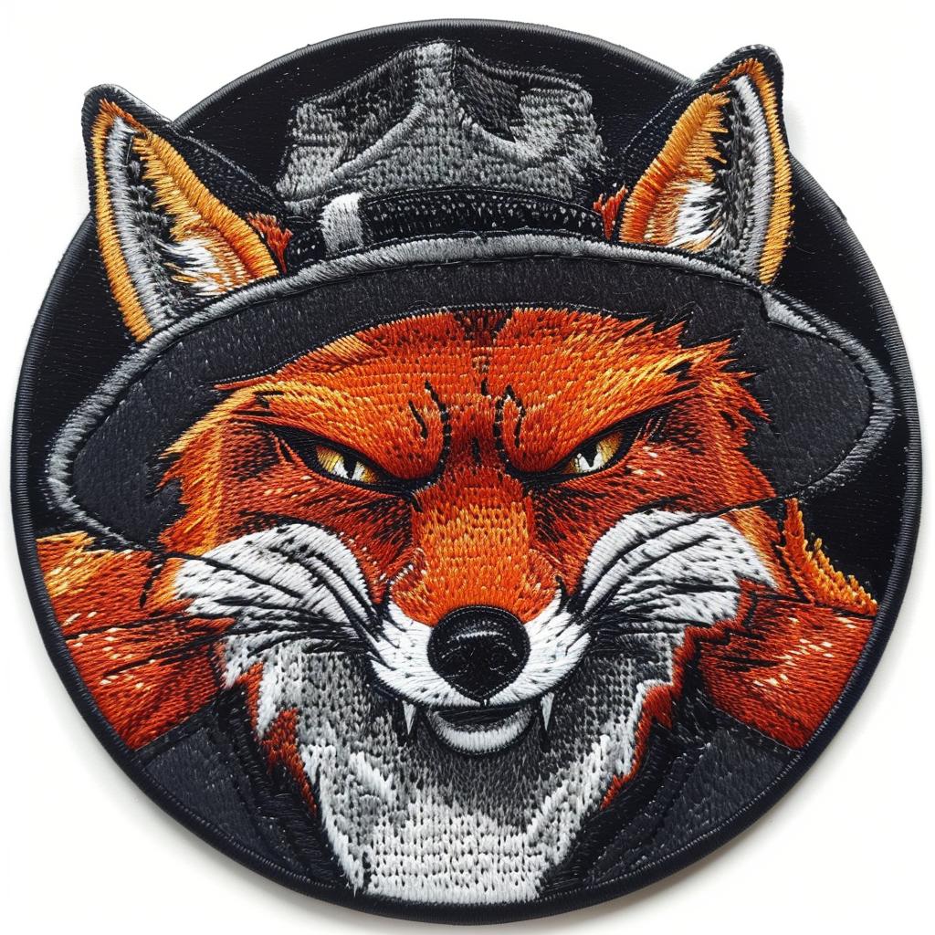 patch  fox  angry  streetwear  chenille  contrast  embroidered  minimal  stitch  culture 954935