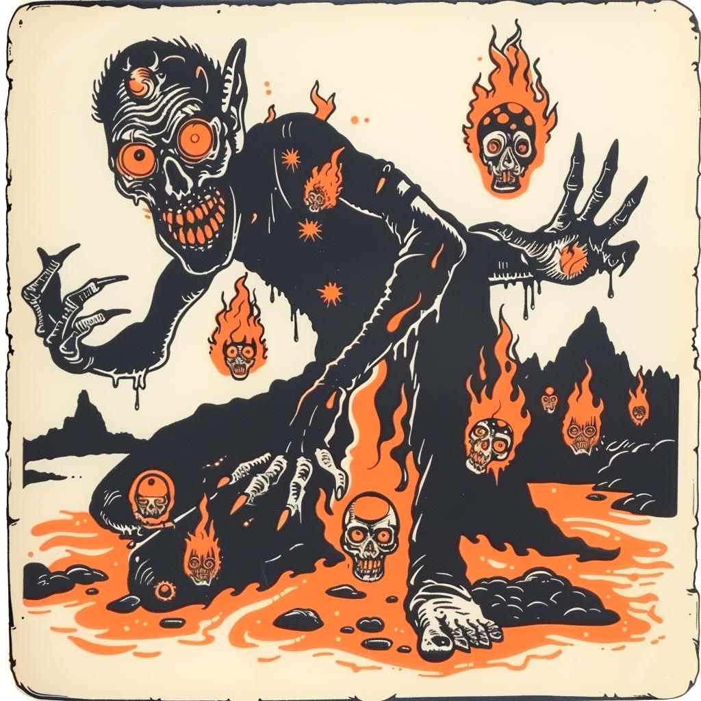 provocative  art  devil  music  dark  occult  introspective  naturalistic  design  mignola 935578