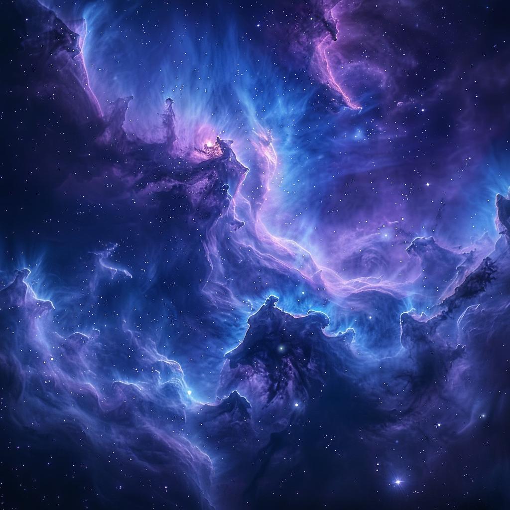 nebula  space  photograph  stars  clouds  blue  purple  cosmos  4k  NASA 1032731