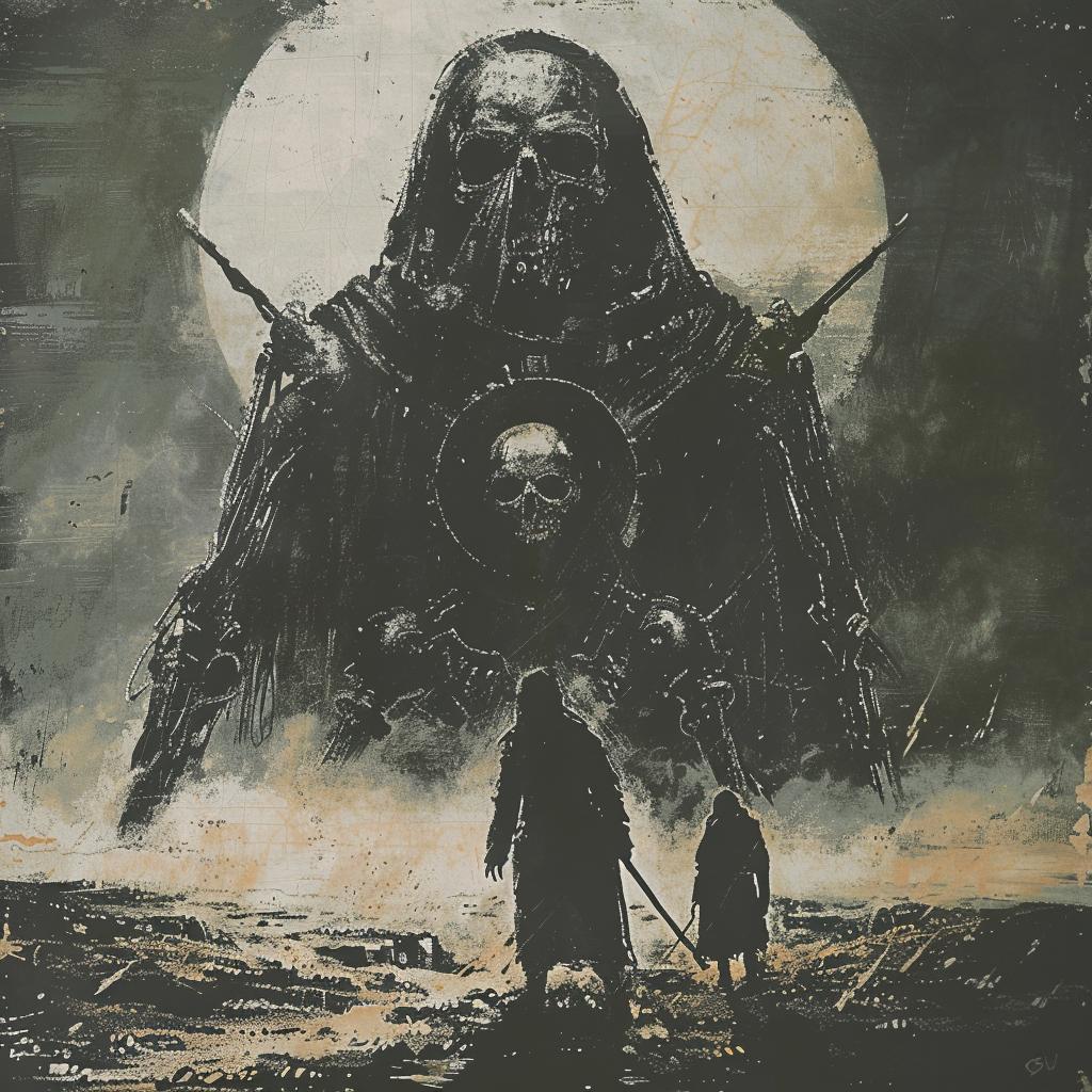 Knight  poster  dark  graphic  art  design  emek  rozalski  McKean  cinematic 1035152