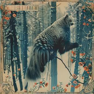 bear  woods  nature  chromolithography  animal  landscape  colorful  vibrant  realistic  forest 1061166