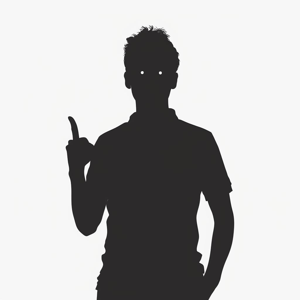 silhouette  man  ASL  illustration  black  white  pointing  sign  symbol  gesture 954154