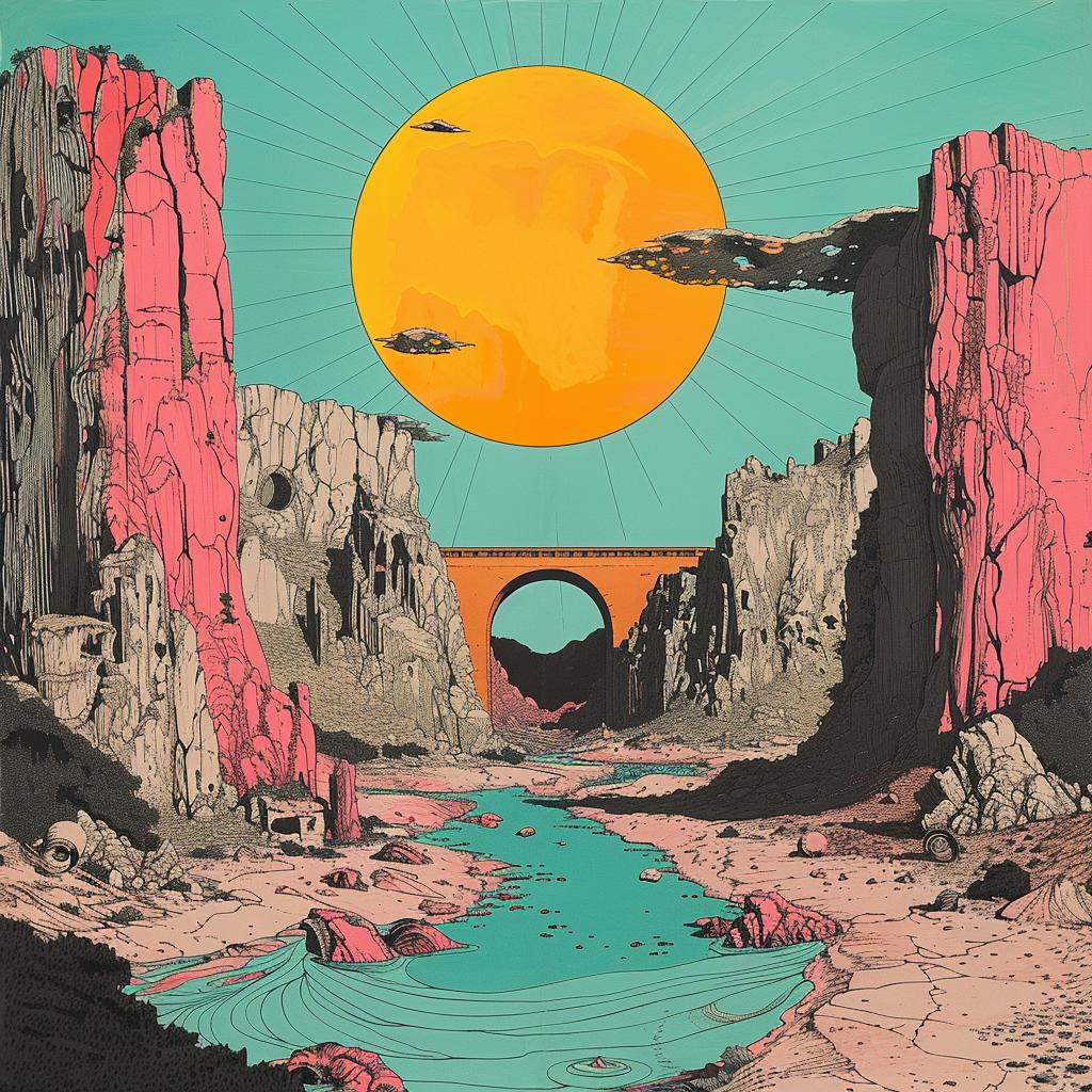 cover  art  album  sun  river  design  surreal  creative  graphic  style 960553