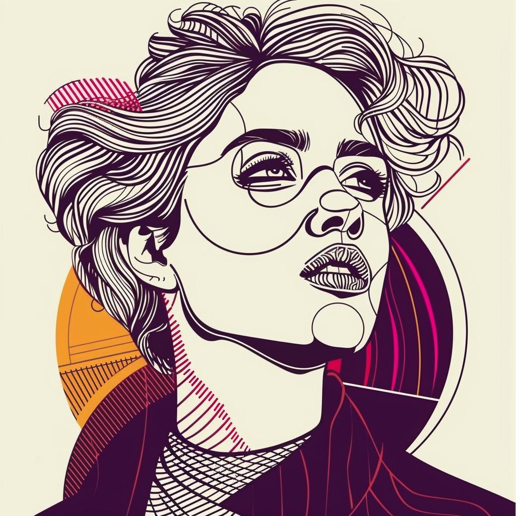 Pop  Art  blonde  woman  female  digital  short  hair  vector  illustration 937002