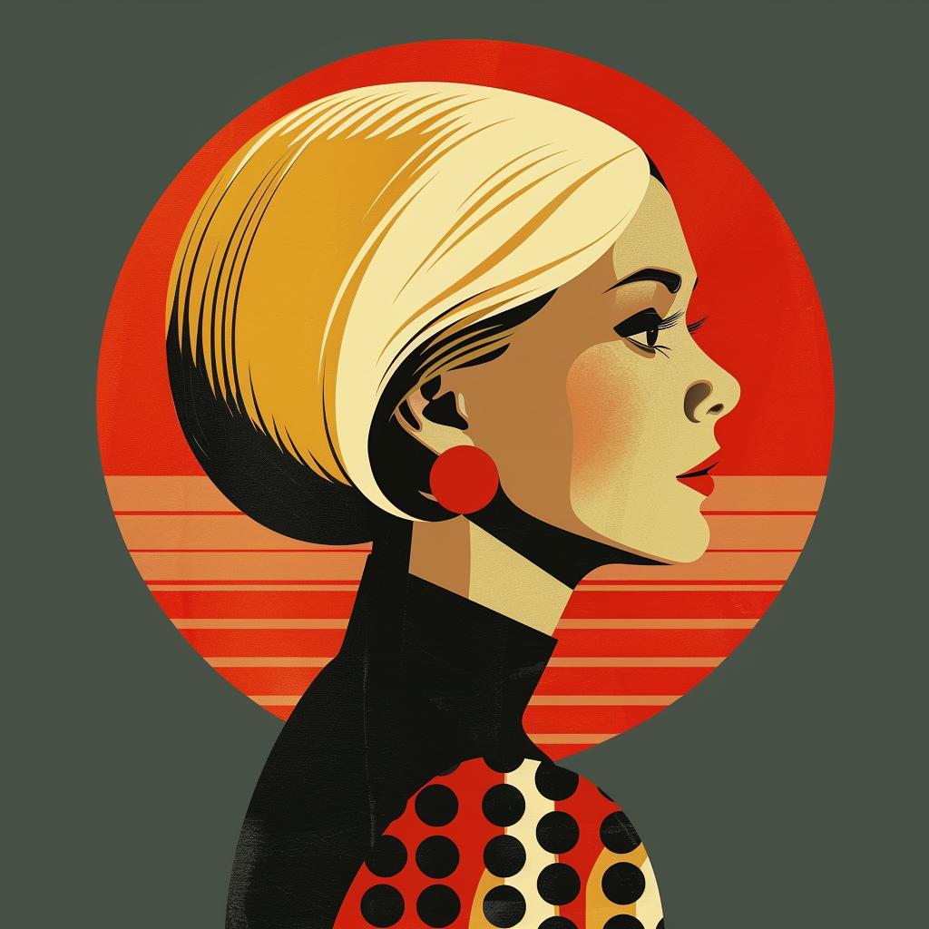 abstract  portrait  minimalist  geometric  elegant  female  colorful  bold  modern  chic 929549