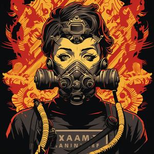 hazmat  worker  mask  gas  design  bold  colorful  artnouveau  tattoo  elements 1078696
