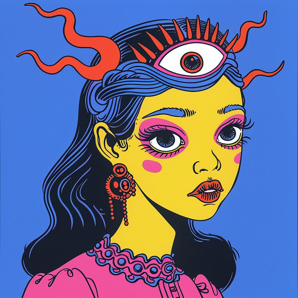 girl  horror  eye  pink  dress  surreal  creepy  fantasy  dark  portrait 1021480