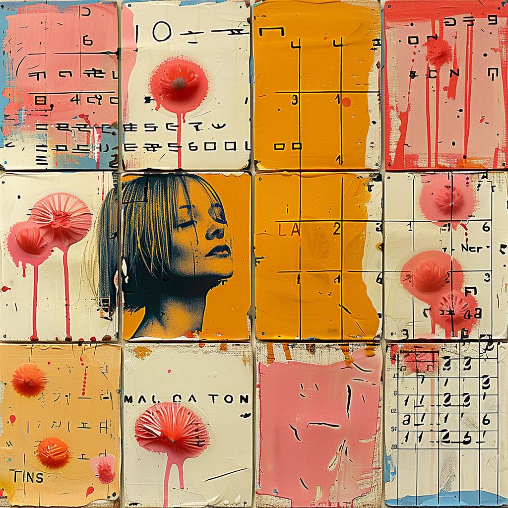 collage  tiles  woman  face  colorful  artistic  creative  abstract  visual  texture 1015640