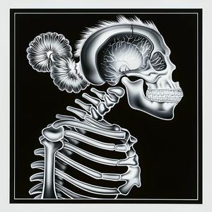 skeleton  ponytail  head  dark  art  photography  bizarre  macabre  unique  portrait 1074169