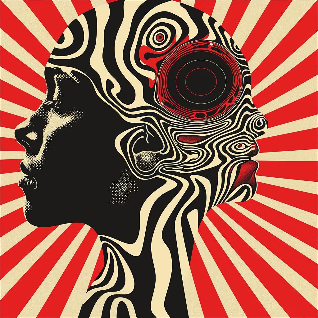 album  cover  vector  collage  red  cream  band  art  design  music 918209