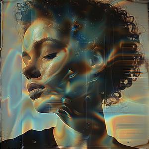 woman  colorful  background  holography  art  vibrant  portrait  abstract  style  illustration 1060566