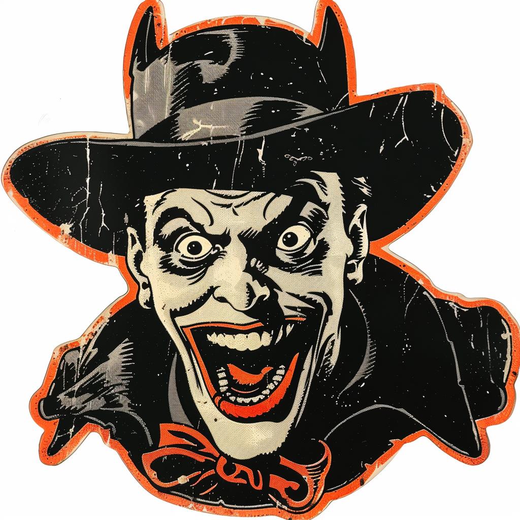 sticker  joker  vintage  Brian  Bolland  cartoon  hat  design  art  character 926741