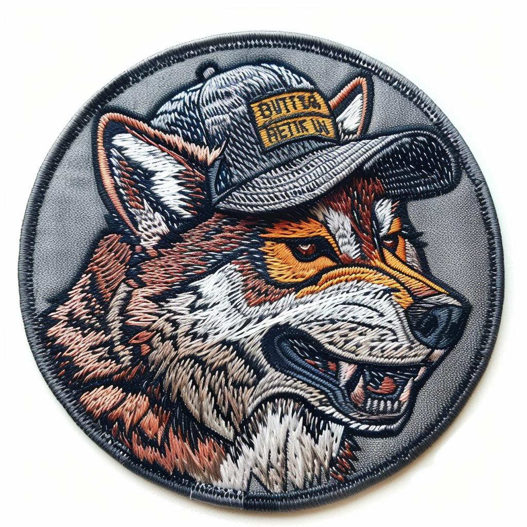 patch  stitch  animal  streetwear  hip-hop  chenille  hat  wolf  embroidered  cool 961407