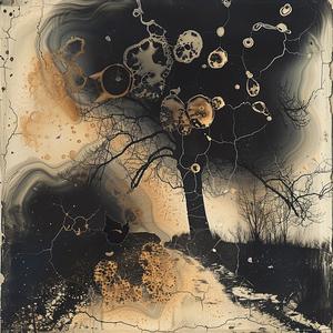 tree  bubbles  painting  chemigram  abstract  nature  colorful  art  whimsical  concept 1061330