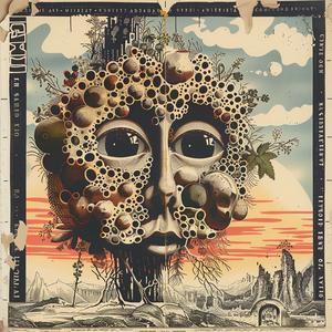 poster  album  earth  face  chromolithography  music  artwork  design  colorful  graphic 1052778